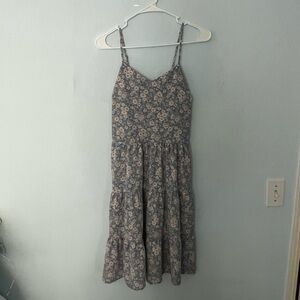 Monteau Blue Floral Midi Sundress